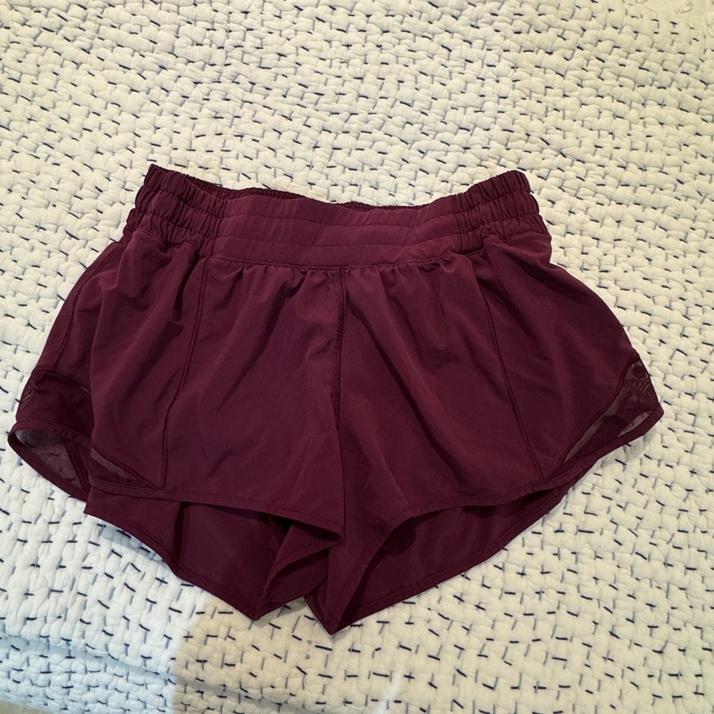Lulu lemon hotty hot shorts